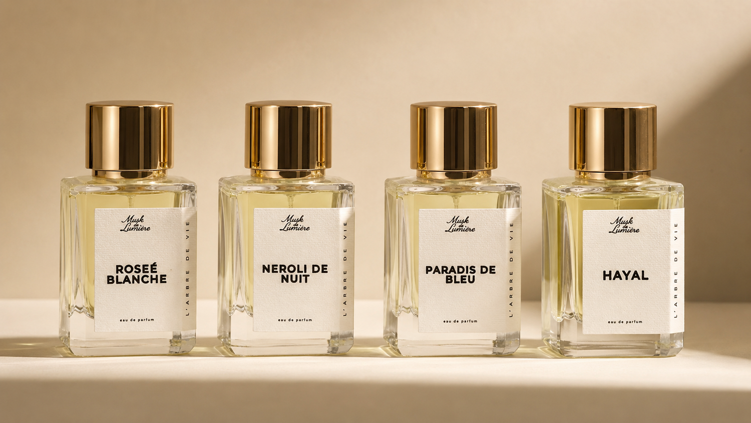 Les Branches — the four white-label chapters of L'Arbre de Vie by Musk de Lumière
