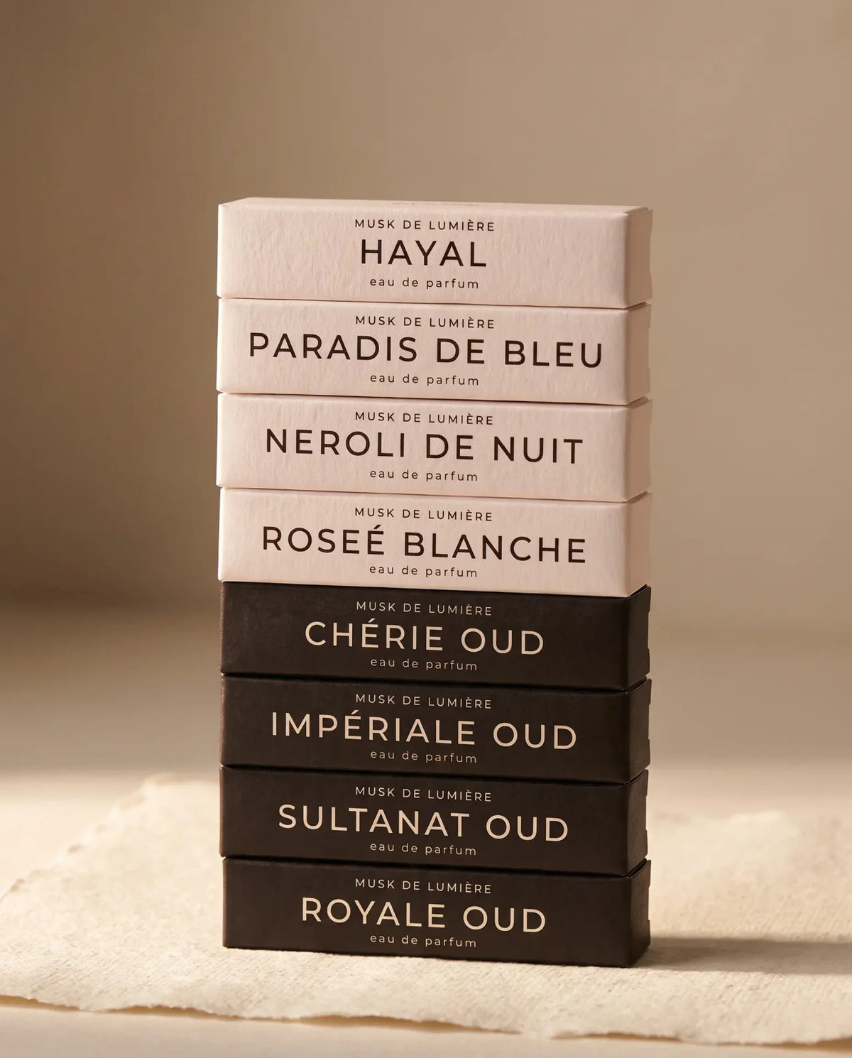 The eight chapters of L'Arbre de Vie, Les Branches in white above Les Racines in black